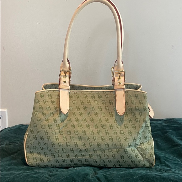 Dooney & Bourke vintage signature canvas bag purse - Picture 3 of 11